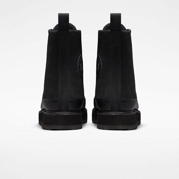 CONVERSE Chuck Taylor Crafted Leather Terrain Boots Shoe 173213C Black - Picture 6 of 11